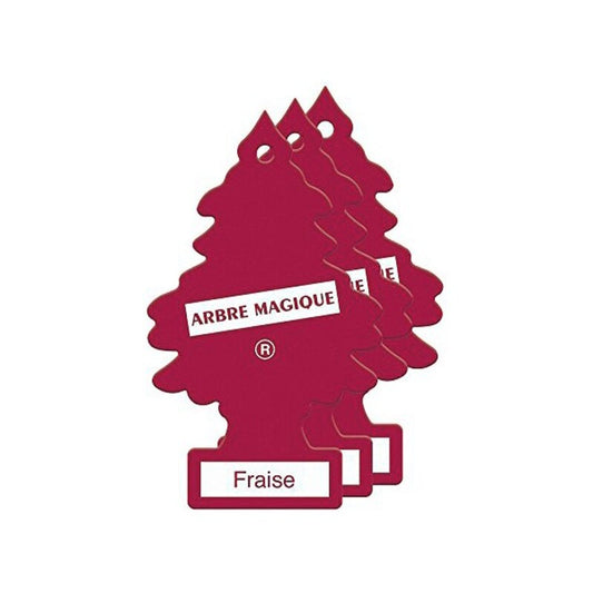 Deodorante per Auto Arbre Magique Pinewood Fragola (3 pz)