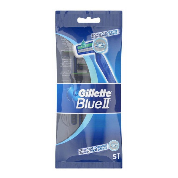 Rasoio Usa E Getta Blu II Plus Gillette (5 pz)