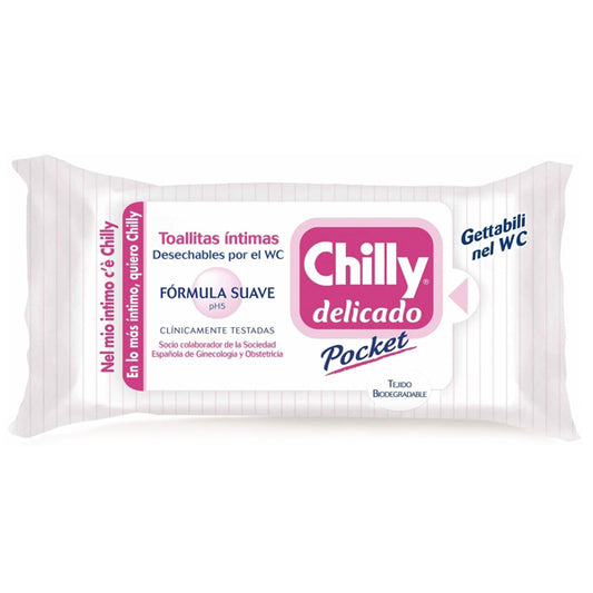 Salviette Intime Umidificate Pocket Chilly (12 pz)
