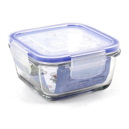 Lunch Box Ermetico Borgonovo Trasparente Quadrato