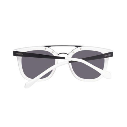 Occhiali da sole unisex Benetton BE992S03 Bianco Nero (ø 50 mm)
