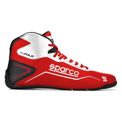 Stivaletti Racing Sparco Bianco Rosso