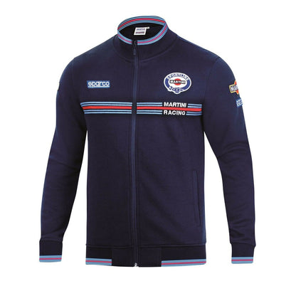 Felpa da Uomo senza Cappuccio Sparco MARTINI RACING Taglia M Blu Navy