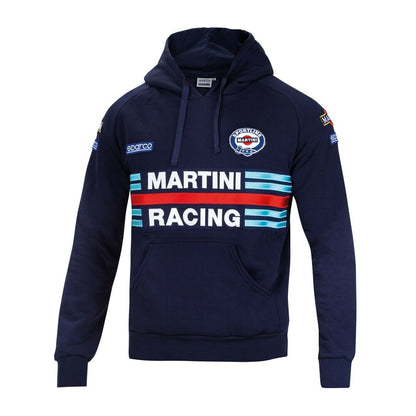 Felpa con cappuccio da uomo Sparco MARTINI RACING Taglia XL Blu Navy