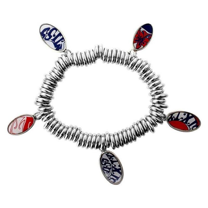 Bracciale Donna Miss Sixty SMDD03 Blu Arancio Acciaio (16 cm)