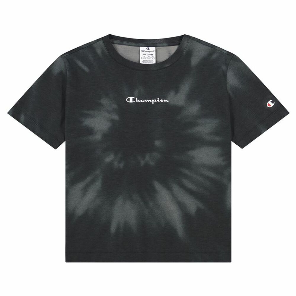 T-shirt a maniche corte da donna Champion Croptop Nera