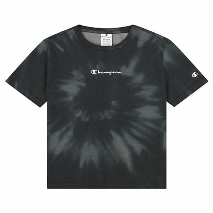 T-shirt a maniche corte da donna Champion Croptop Nera