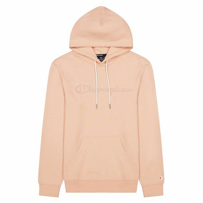 Felpa con cappuccio da uomo Champion Script Logo rosa