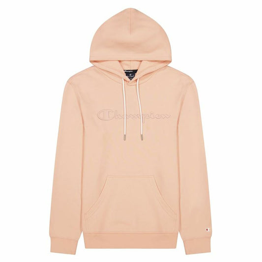 Felpa con cappuccio da uomo Champion Script Logo rosa