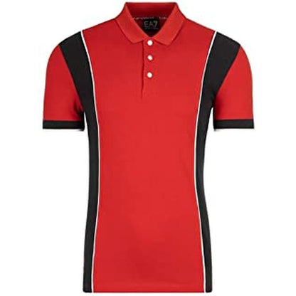 Polo Manica Corta Uomo Armani Jeans 3GPF81 PJ61Z C1450 Cotone Rosso (M)