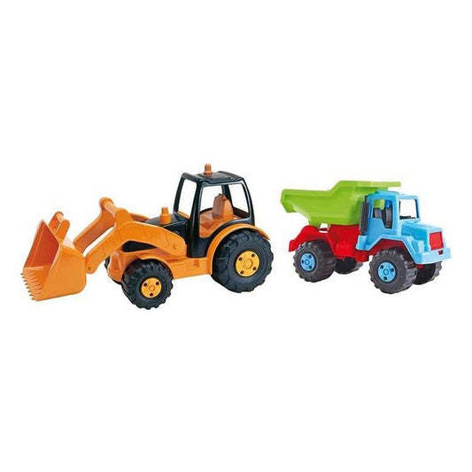 Tipping Truck and Excavator