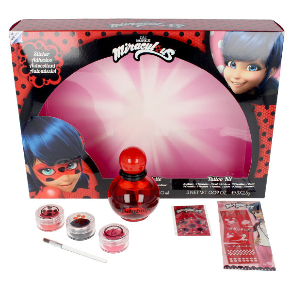 Set Profumo Bambino Miraculous Ladybug Cartoon EDT (2 pz)