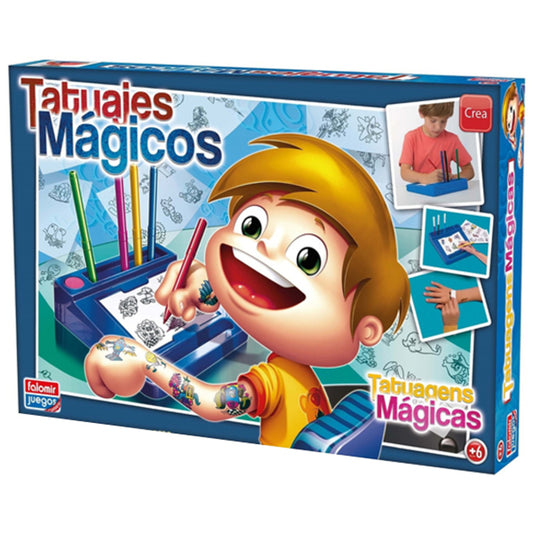 Gioco artigianale TATUAJES MAGICOS Falomir Blu