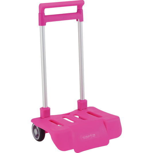 Zaino Trolley Pieghevole Safta Fucsia