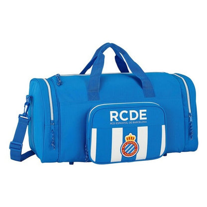 Borsa sportiva RCD Espanyol Blu Bianco (55 x 26 x 27 cm)