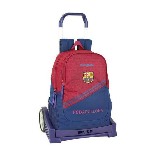 School Rucksack with Wheels Evolution F.C. Barcelona