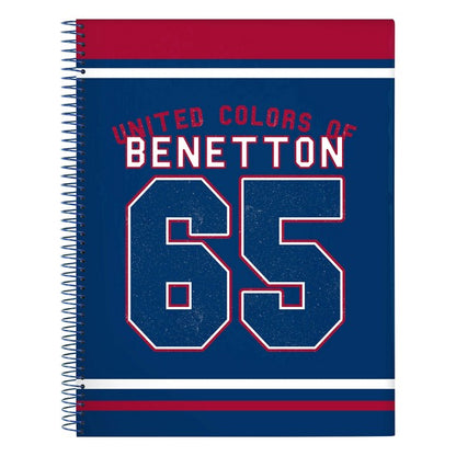 Blocco note Benetton A4 Blu Navy