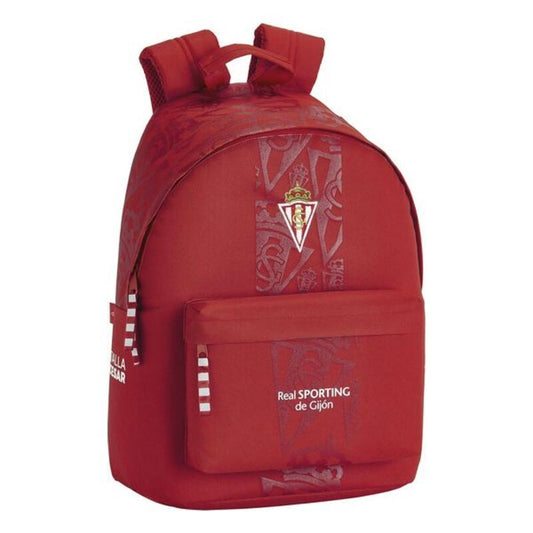 Zaino porta pc Real Sporting de Gijón 14,1'' Rosso