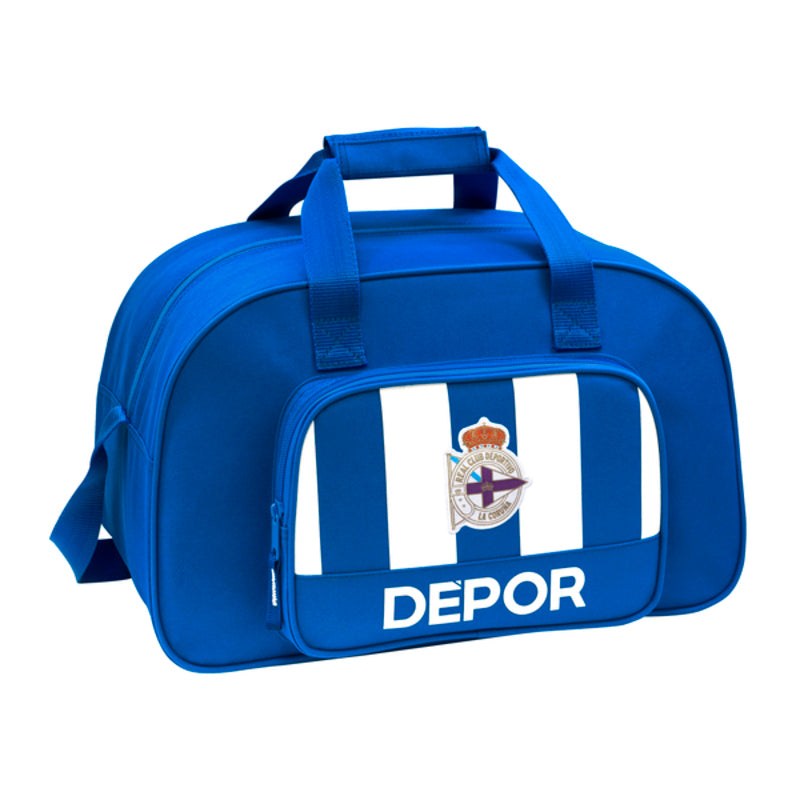 Borsa sportiva RC Deportivo de La Coruña Blu Bianco (40 x 24 x 23 cm)