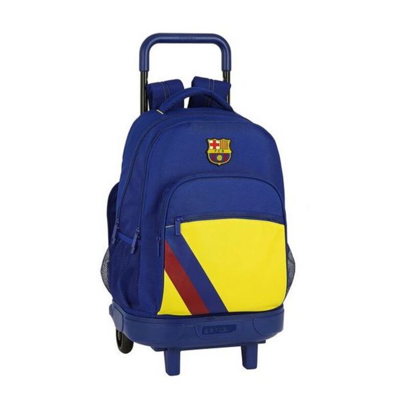 Zaino scolastico con ruote compatto FC Barcelona