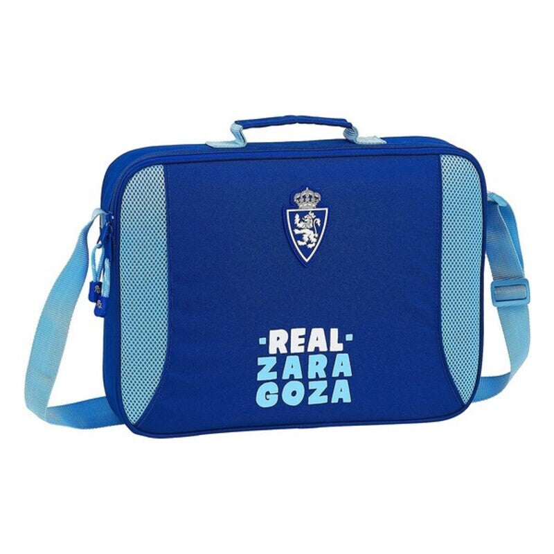 Briefcase Real Zaragoza Blue 6 L Light Blue