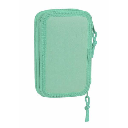 Double Pencil Case BlackFit8 Turquoise (28 pcs)