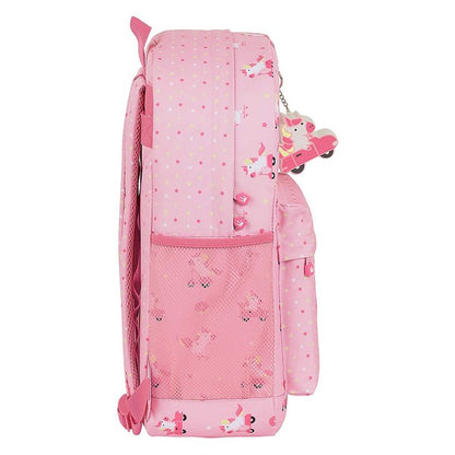 Borsa per la scuola Glow Lab Unicorn Day Rosa