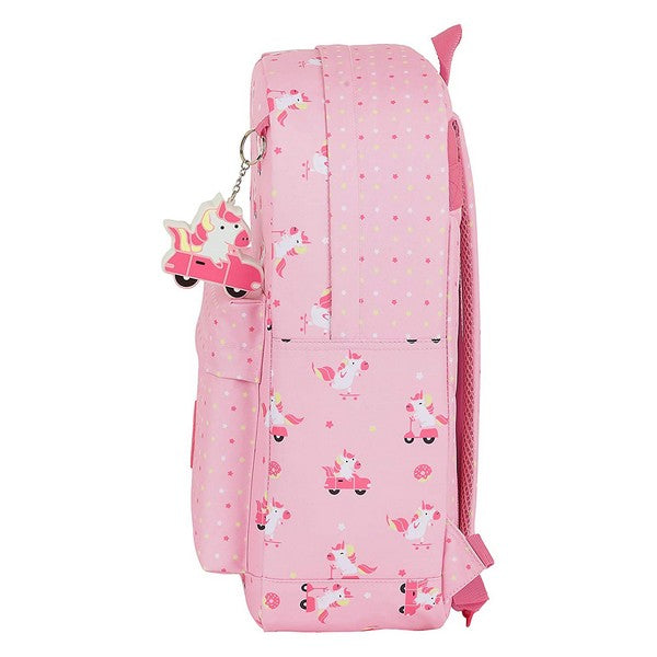Borsa per la scuola Glow Lab Unicorn Day Rosa