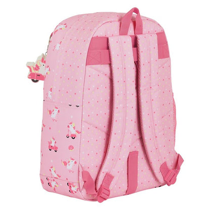 Borsa per la scuola Glow Lab Unicorn Day Rosa