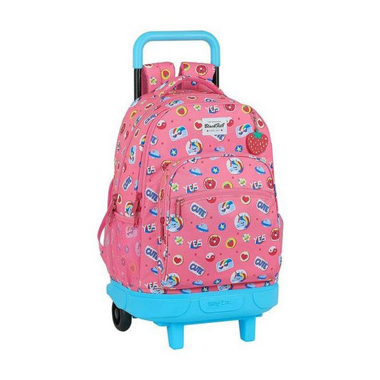 School Rucksack with Wheels Compact BlackFit8 Cute