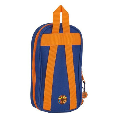 Zaino Astuccio Valencia Basket Blu Arancione