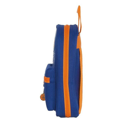 Zaino Astuccio Valencia Basket Blu Arancione