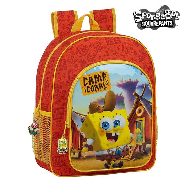 Zaino Scuola Spongebob Giallo Arancione