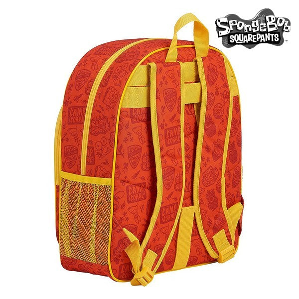 Zaino Scuola Spongebob Giallo Arancione