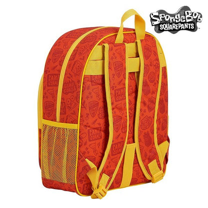 Zaino Scuola Spongebob Giallo Arancione