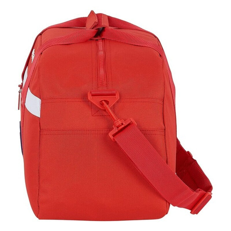 Borsa sportiva Atlético Madrid Rosso Bianco (50 x 26 x 20 cm)