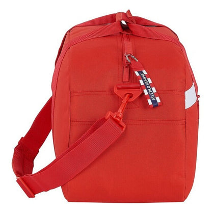 Borsa sportiva Atlético Madrid Rosso Bianco (50 x 26 x 20 cm)