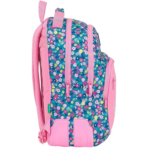 Borsa scuola Benetton Blooming Pink