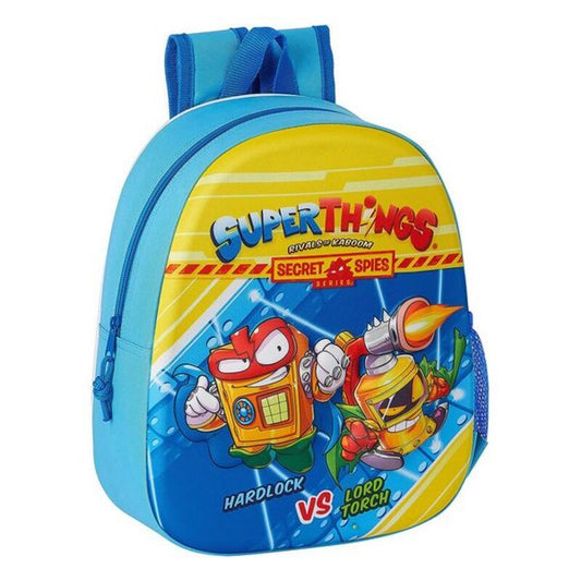Borsa bambino 3D SuperThings Azzurro