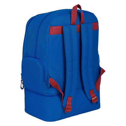 Borsa sportiva con portascarpe FC Barcelona Maroon Blu Navy