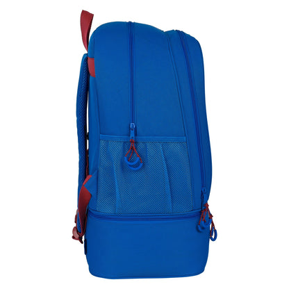Borsa sportiva con portascarpe FC Barcelona Maroon Blu Navy