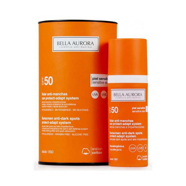 Lozione solare antimacchie Protect-adapt System Bella Aurora SPF 50+ (50 ml)