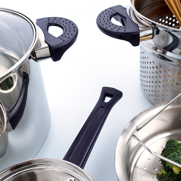 Pentole Quid Acciaio inox (5 pz) (Ø 22-24-14 cm)