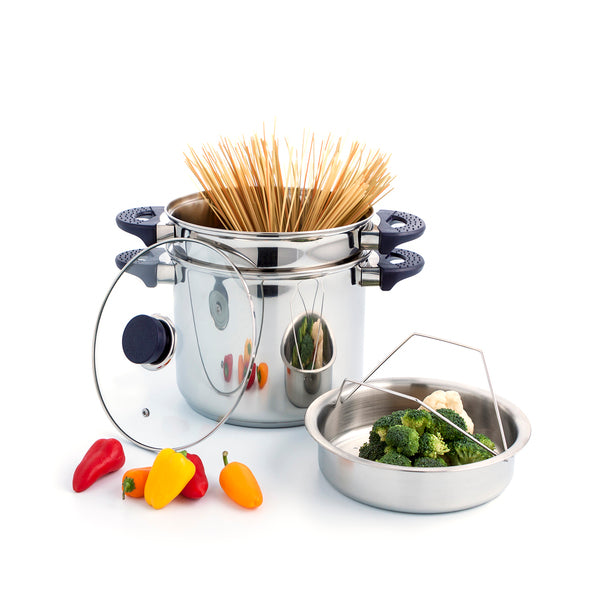 Pentole Quid Acciaio inox (5 pz) (Ø 22-24-14 cm)