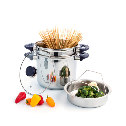 Pentole Quid Acciaio inox (5 pz) (Ø 22-24-14 cm)