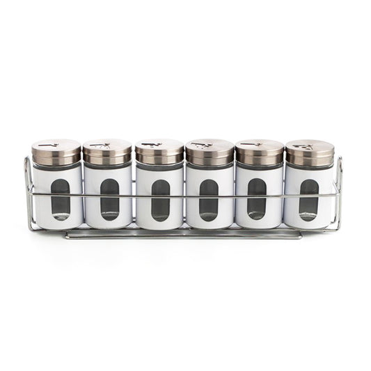 Stainless Steel Spice Rack Quid Habitat Glass Stainless steel