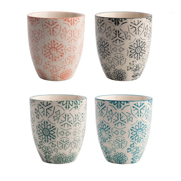 Set bicchieri Quid Vita Porcellana (Ø 8cm) (4 pz)