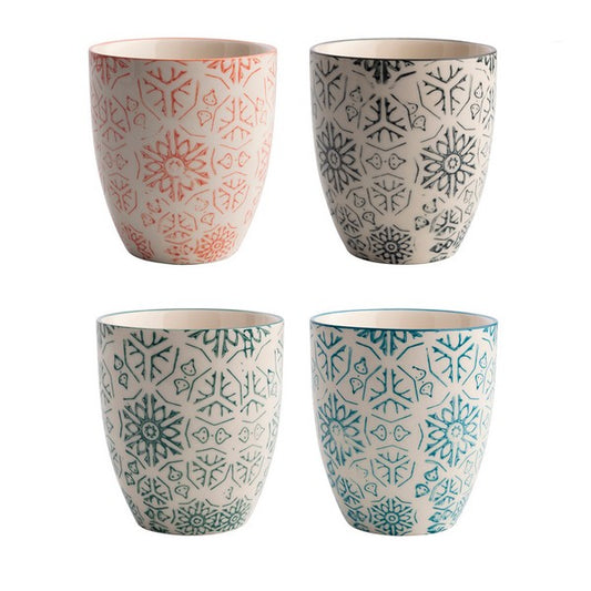 Set bicchieri Quid Vita Porcellana (Ø 8cm) (4 pz)