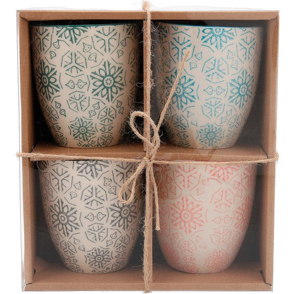 Set bicchieri Quid Vita Porcellana (Ø 8cm) (4 pz)