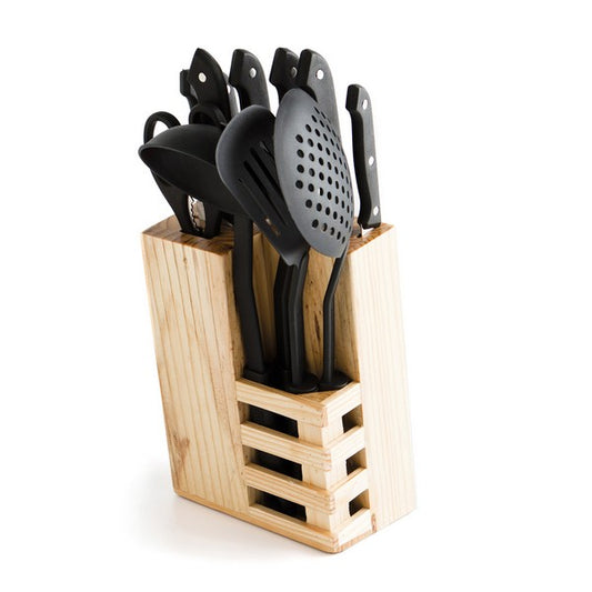 Set Coltelli da Cucina e Supporto Quid Anayet (12 pz)